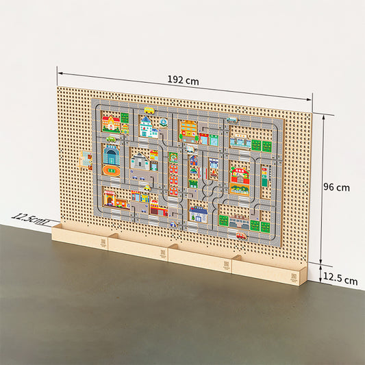 City Slide wall panel by Eduplay – builds creative thinking and language skills