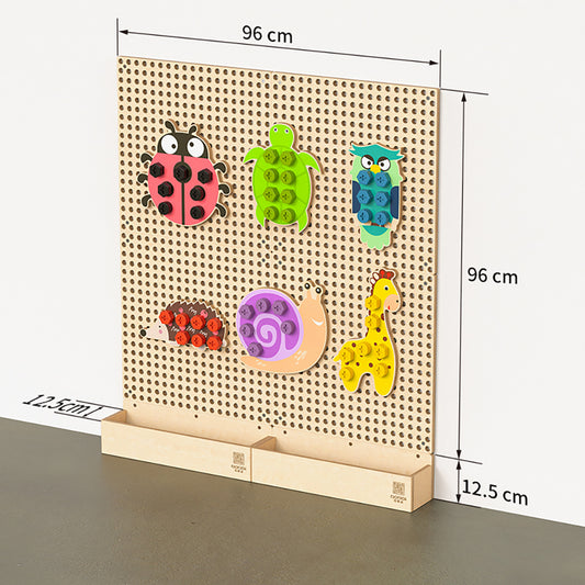 Colorful Combinations wall panel by Eduplay – builds fine motor skills and creative thinking
