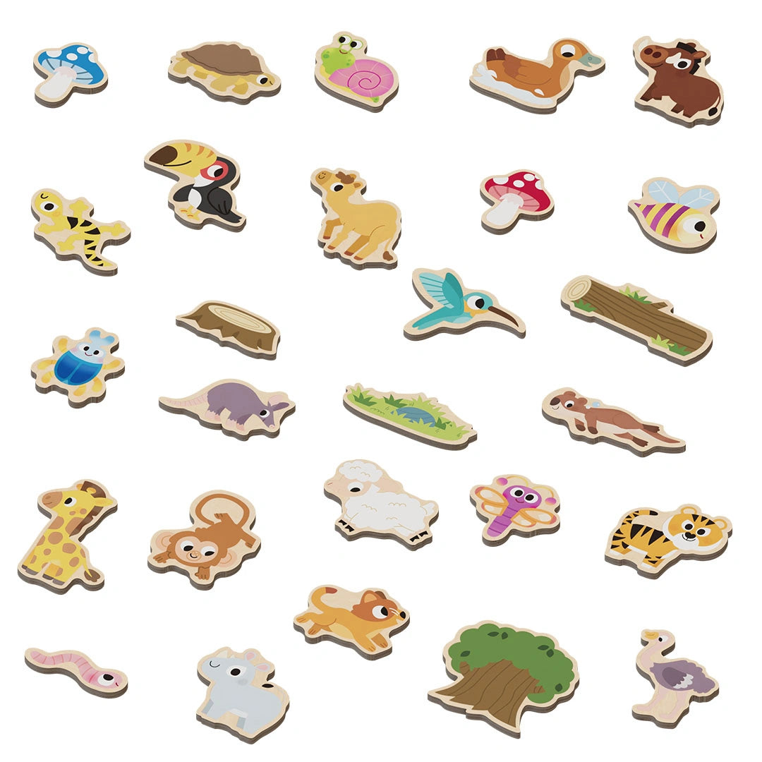 Animal magnetic wall board by Eduplay – builds language and memory recall skills