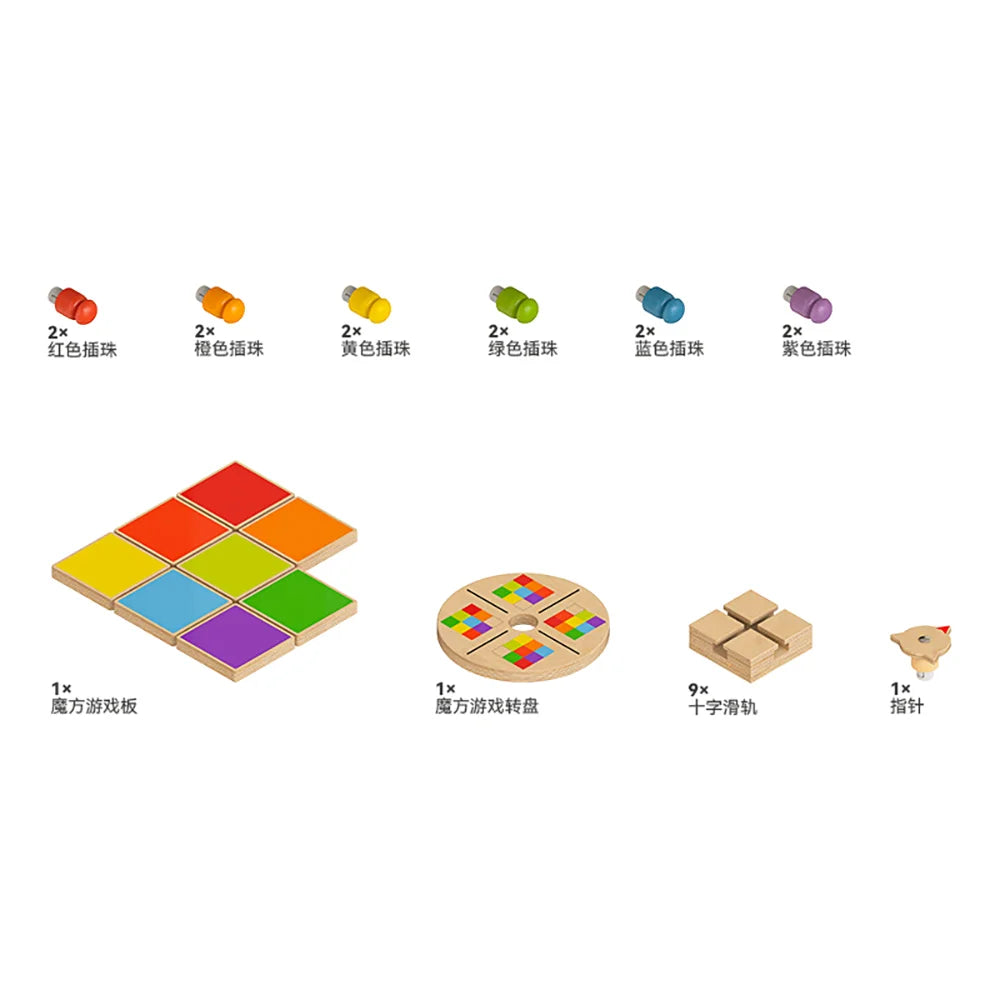 Colorful Rubik's Cube wall panel by Eduplay – builds problem solving and spatial reasoning