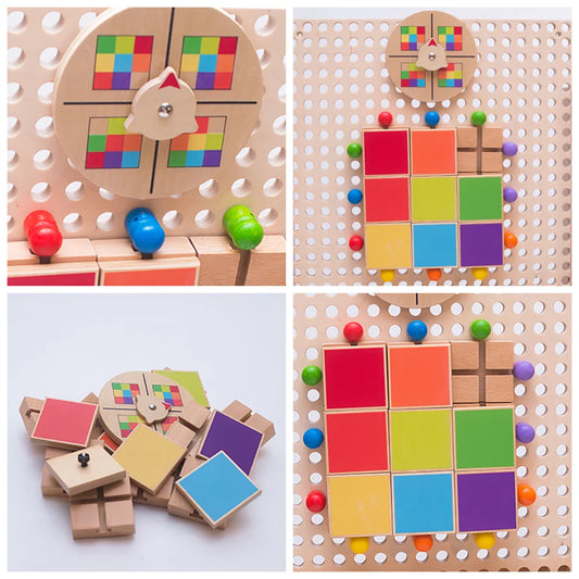 Colorful Rubik's Cube wall panel by Eduplay – builds problem solving and spatial reasoning