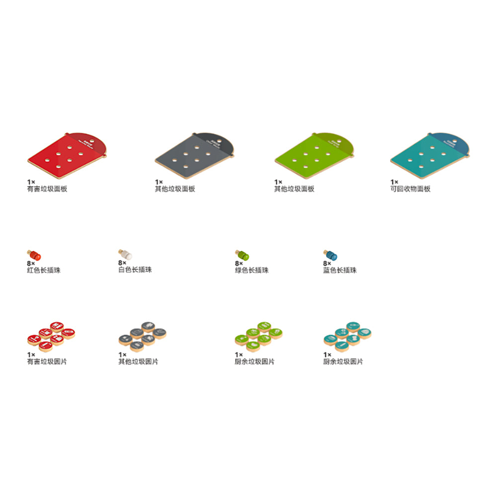 Trash Sorting wall panel by Eduplay – builds problem solving and language skills