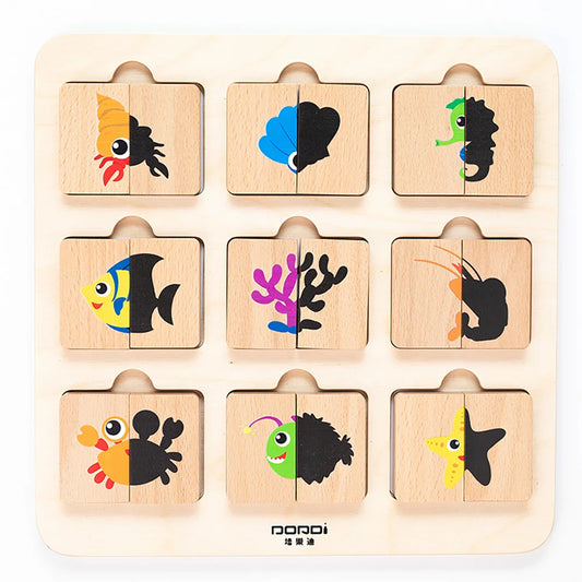 Marine Animals Pairing puzzle by Eduplay – builds memory recall and language skills