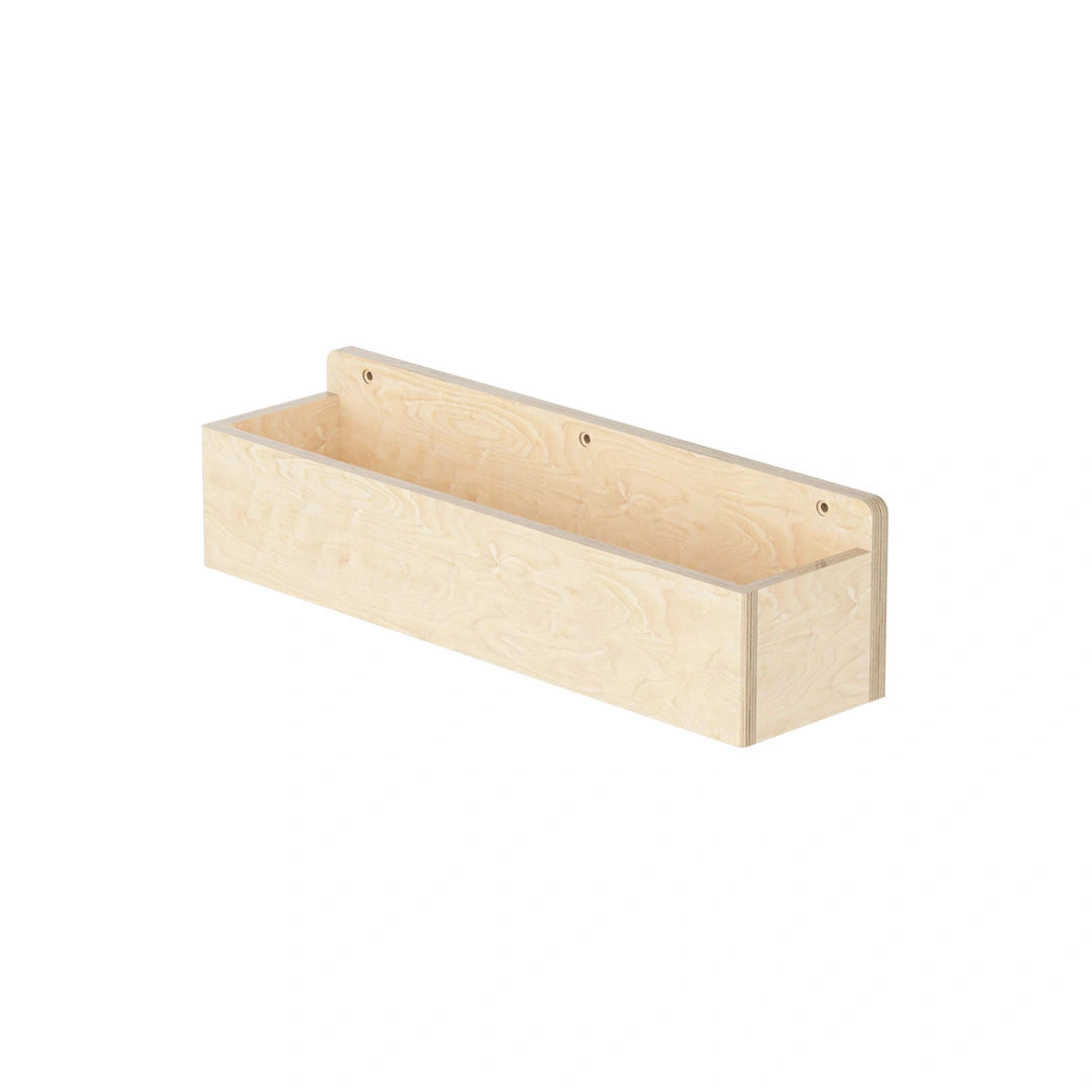 Storage Box accessory by Eduplay – birch storage box for the modular wall system