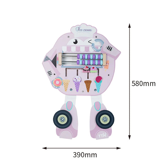 Dessert Truck Robot wall panel by Eduplay – builds creative thinking and fine motor skills