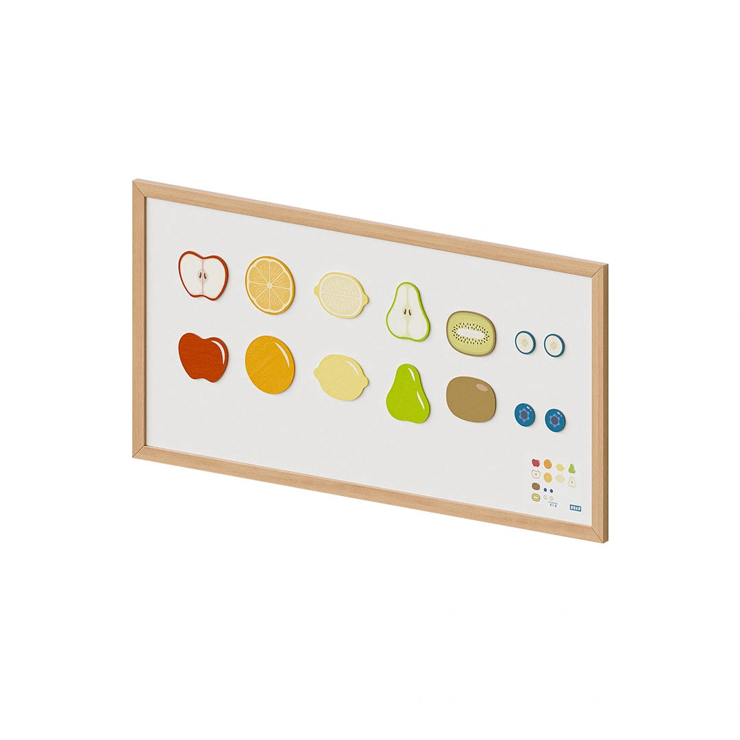 Colorful Fruit magnetic board by Eduplay – builds fine motor skills and language communication