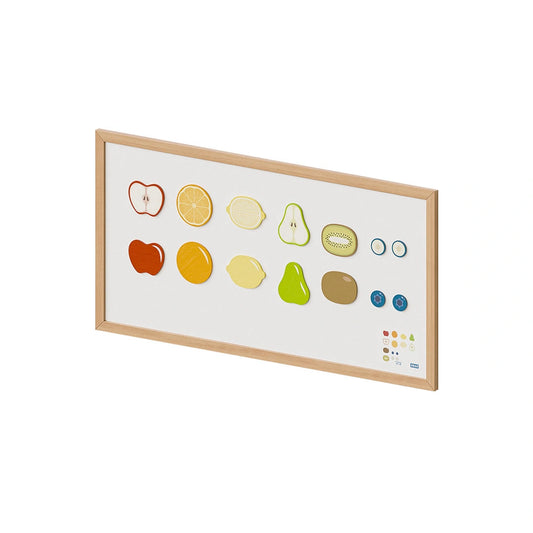 Colorful Fruit magnetic board by Eduplay – builds fine motor skills and language communication