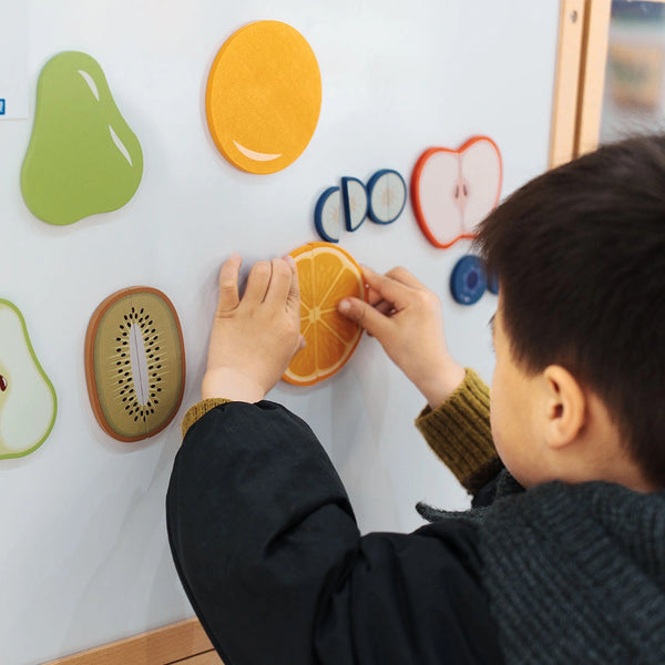 Vibrant Fruits Board magnetic wall toy by Eduplay – builds early math and spatial reasoning