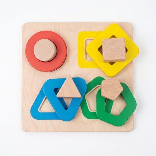 Geometric Shape Pairing puzzle by Eduplay – builds spatial reasoning and memory recall