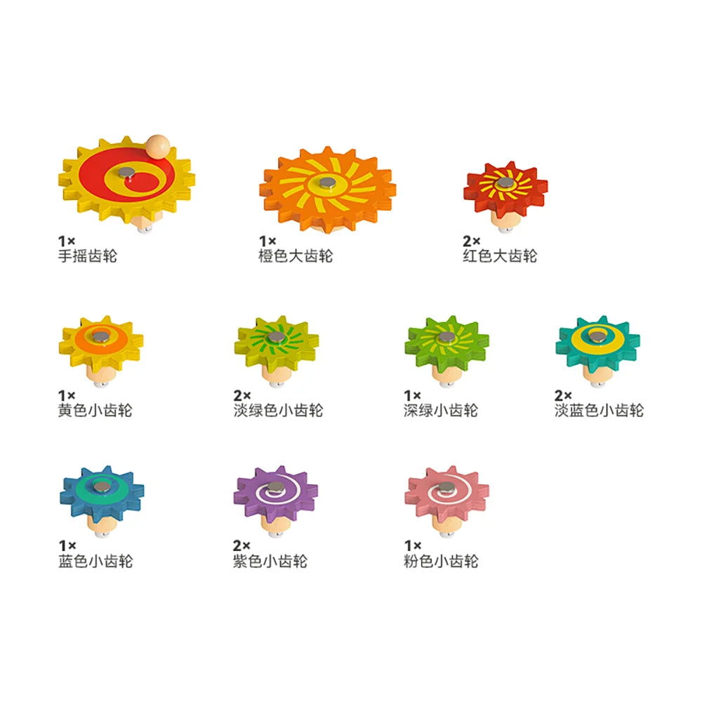 Fancy Gear wall panel by Eduplay – builds cause-and-effect understanding and fine motor skills