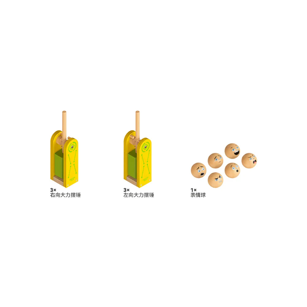 Crazy Running Track Emoji Ball module by Eduplay – builds cause-and-effect understanding and fine motor skills