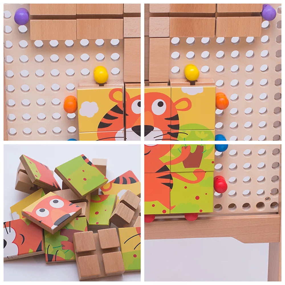 Cartoon Puzzles wall panel by Eduplay – builds memory recall and problem solving skills