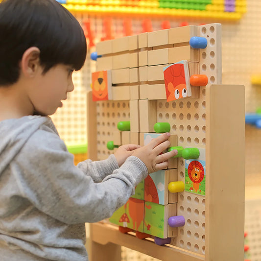 Cartoon Puzzles wall panel by Eduplay – builds memory recall and problem solving skills
