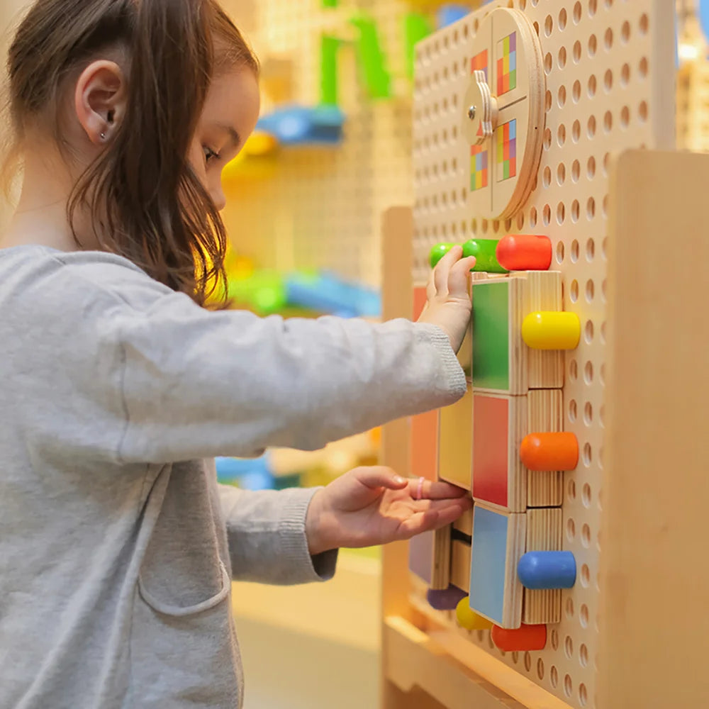Colorful Rubik's Cube wall panel by Eduplay – builds problem solving and spatial reasoning