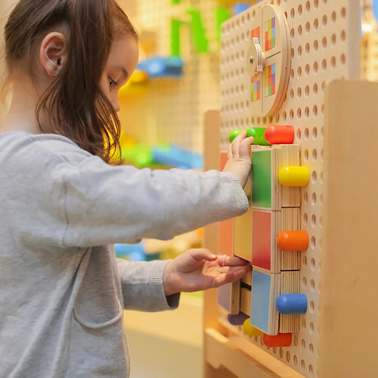 Colorful Rubik's Cube wall panel by Eduplay – builds problem solving and spatial reasoning