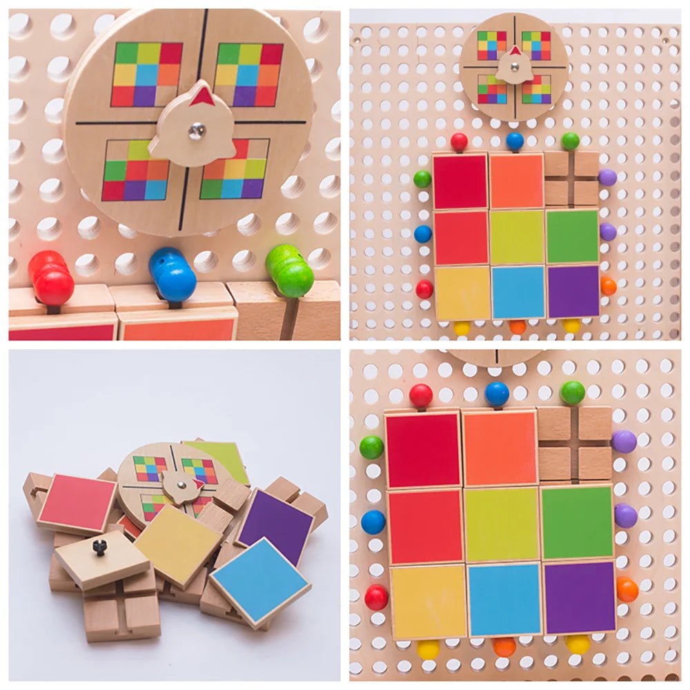 Colorful Rubik's Cube wall panel by Eduplay – builds problem solving and spatial reasoning