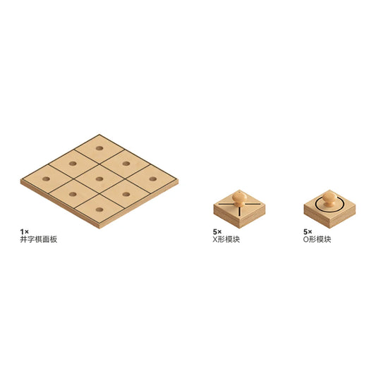 Tic-Tac-Toe wall panel by Eduplay – builds problem solving and social-emotional skills