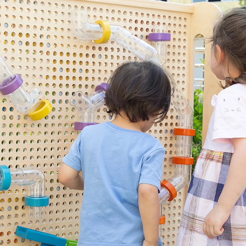 Mobile Rack with Hole Board accessory by Eduplay – rolling storage rack for the modular wall system