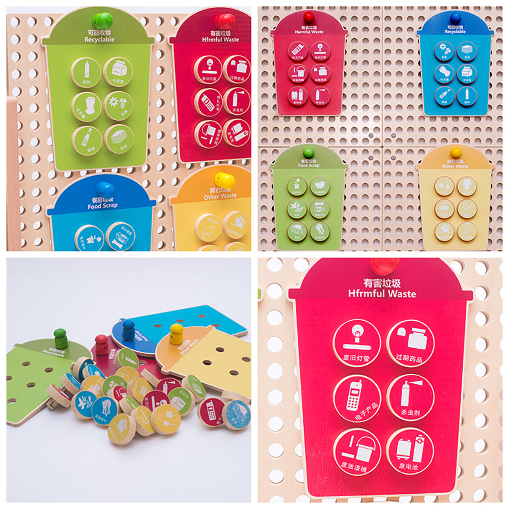 Trash Sorting wall panel by Eduplay – builds problem solving and language skills