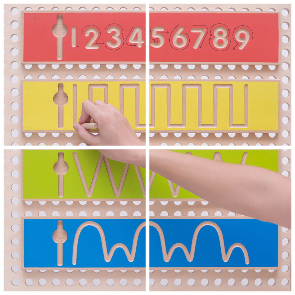 Writing Exercise Game Board wall panel by Eduplay – builds early math and fine motor skills