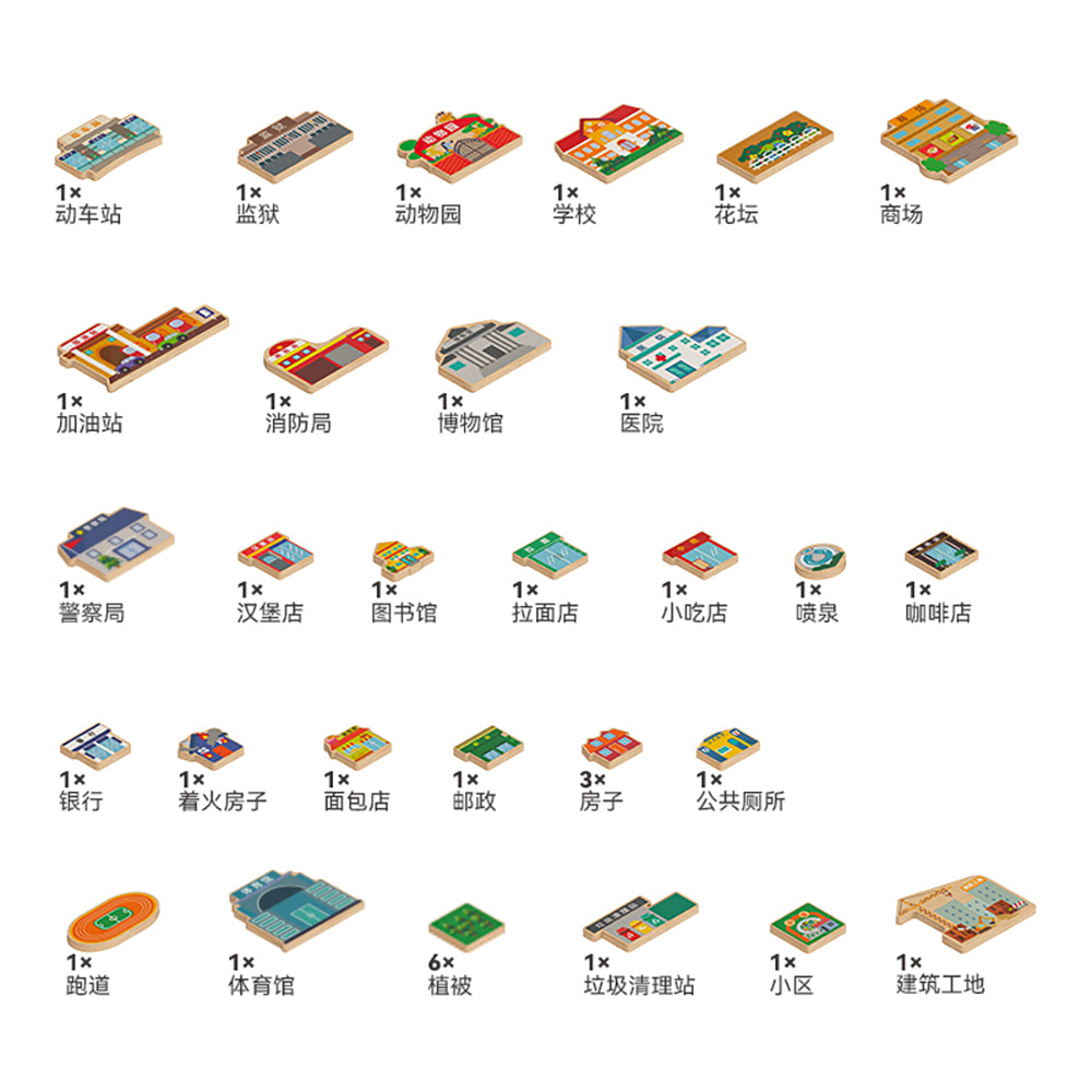 City Slide wall panel by Eduplay – builds creative thinking and language skills