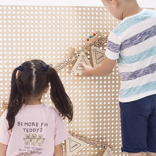 Rhythmic Staircase wall panel by Eduplay – builds memory recall and fine motor skills