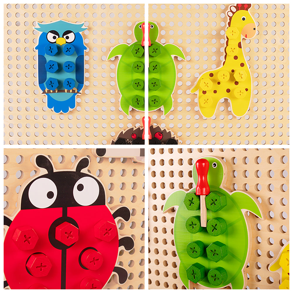 Colorful Combinations wall panel by Eduplay – builds fine motor skills and creative thinking