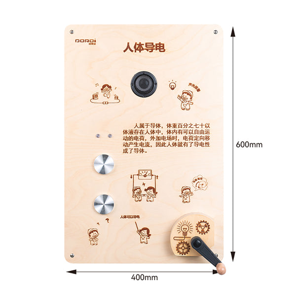 Human Conductivity wall panel by Eduplay – builds problem solving and cause-and-effect understanding