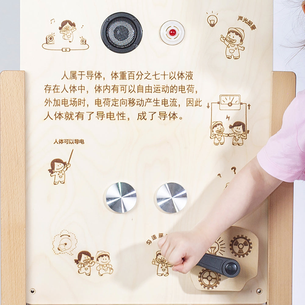 Human Conductivity wall panel by Eduplay – builds problem solving and cause-and-effect understanding