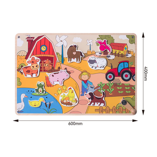 Farm Animals wall maze by Eduplay – builds language skills and problem solving