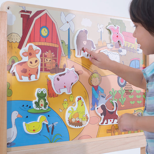Farm Animals wall maze by Eduplay – builds language skills and problem solving