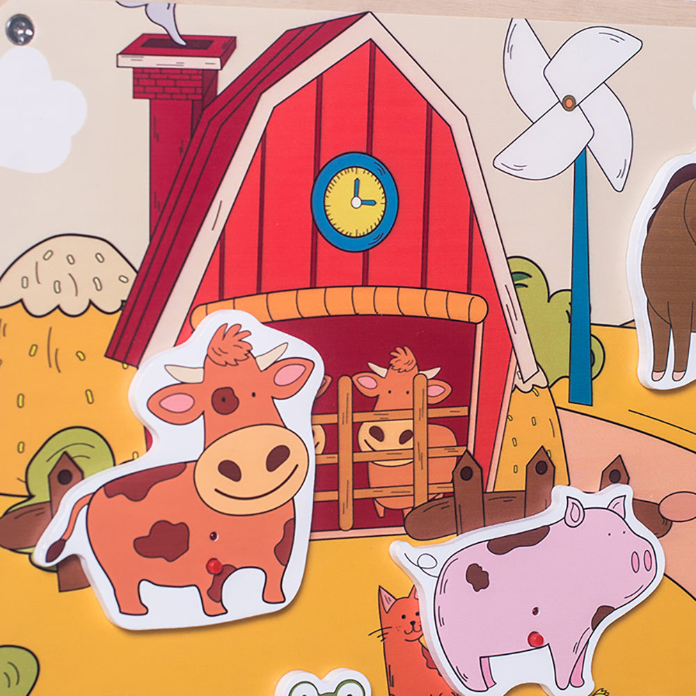 Farm Animals wall maze by Eduplay – builds language skills and problem solving