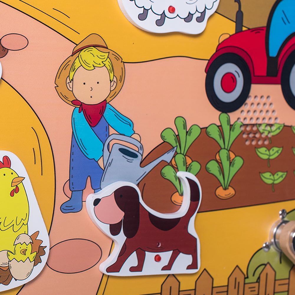 Farm Animals wall maze by Eduplay – builds language skills and problem solving