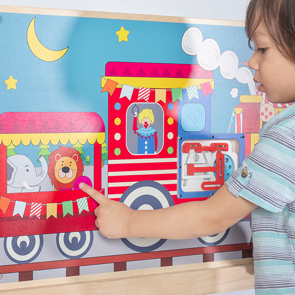 Steam Train wall panel by Eduplay – builds problem solving and fine motor skills