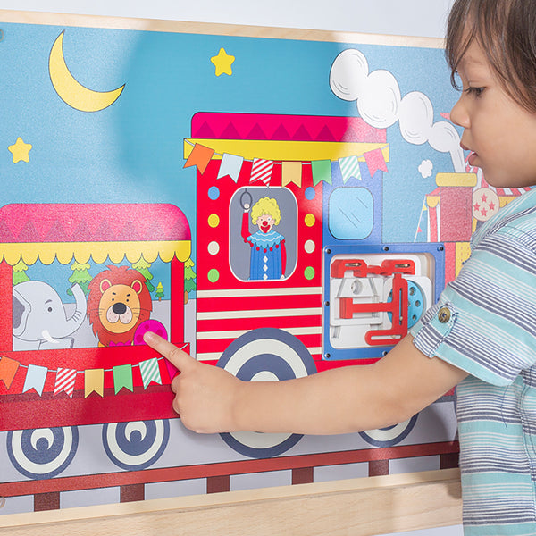 Steam Train wall panel by Eduplay – builds problem solving and fine motor skills
