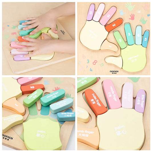 Fingers and Palms busy board by Eduplay – builds fine motor skills and cause-and-effect understanding