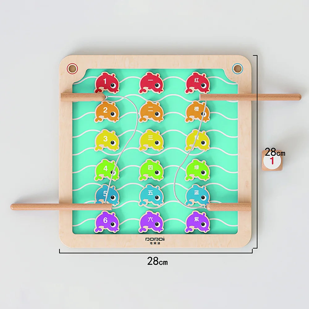 Go Fishing busy board by Eduplay – builds hand-eye coordination and fine motor skills