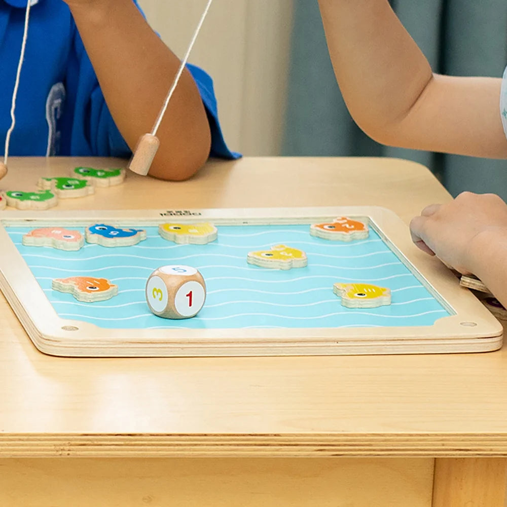 Go Fishing busy board by Eduplay – builds hand-eye coordination and fine motor skills