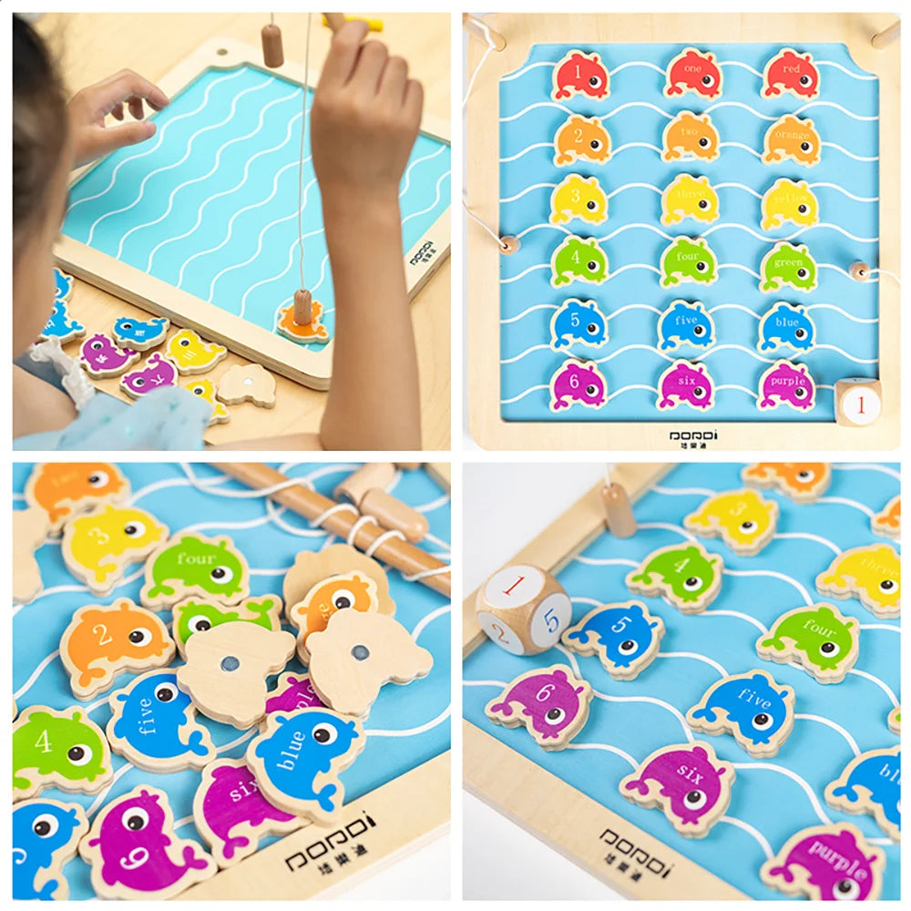 Go Fishing busy board by Eduplay – builds hand-eye coordination and fine motor skills
