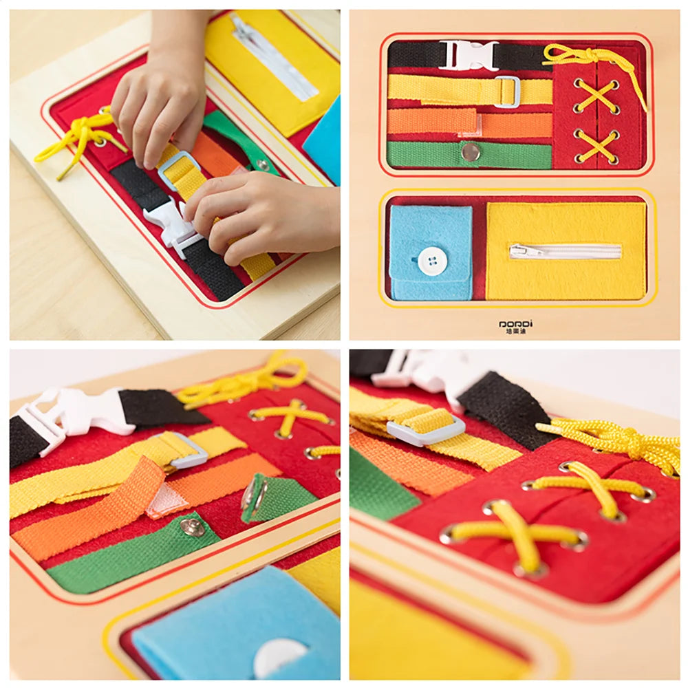 Tips About Cloth Bag busy board by Eduplay – builds fine motor skills and language communication