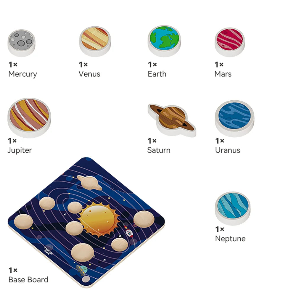 Get to Know the Solar System puzzle by Eduplay – builds memory recall and language skills