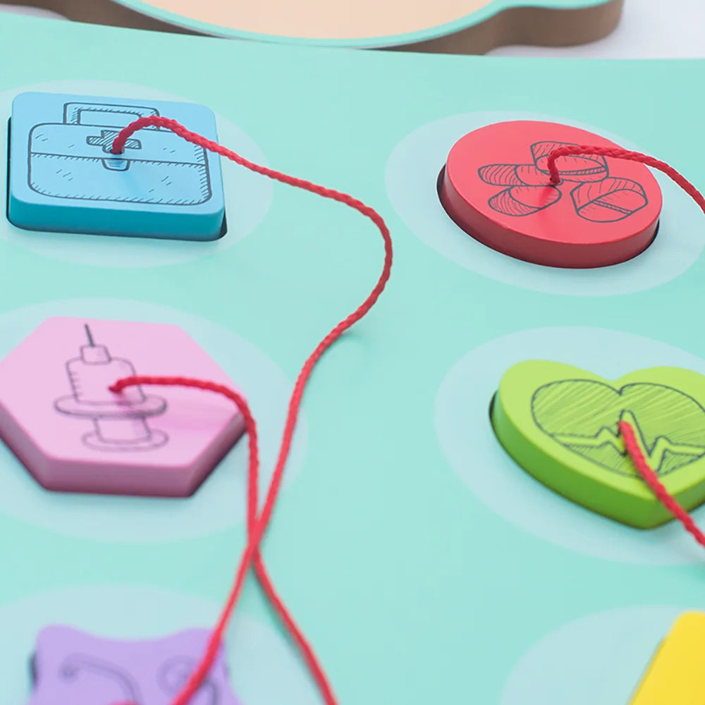 Doctor role-play wall panel by Eduplay – builds social-emotional skills and creative thinking