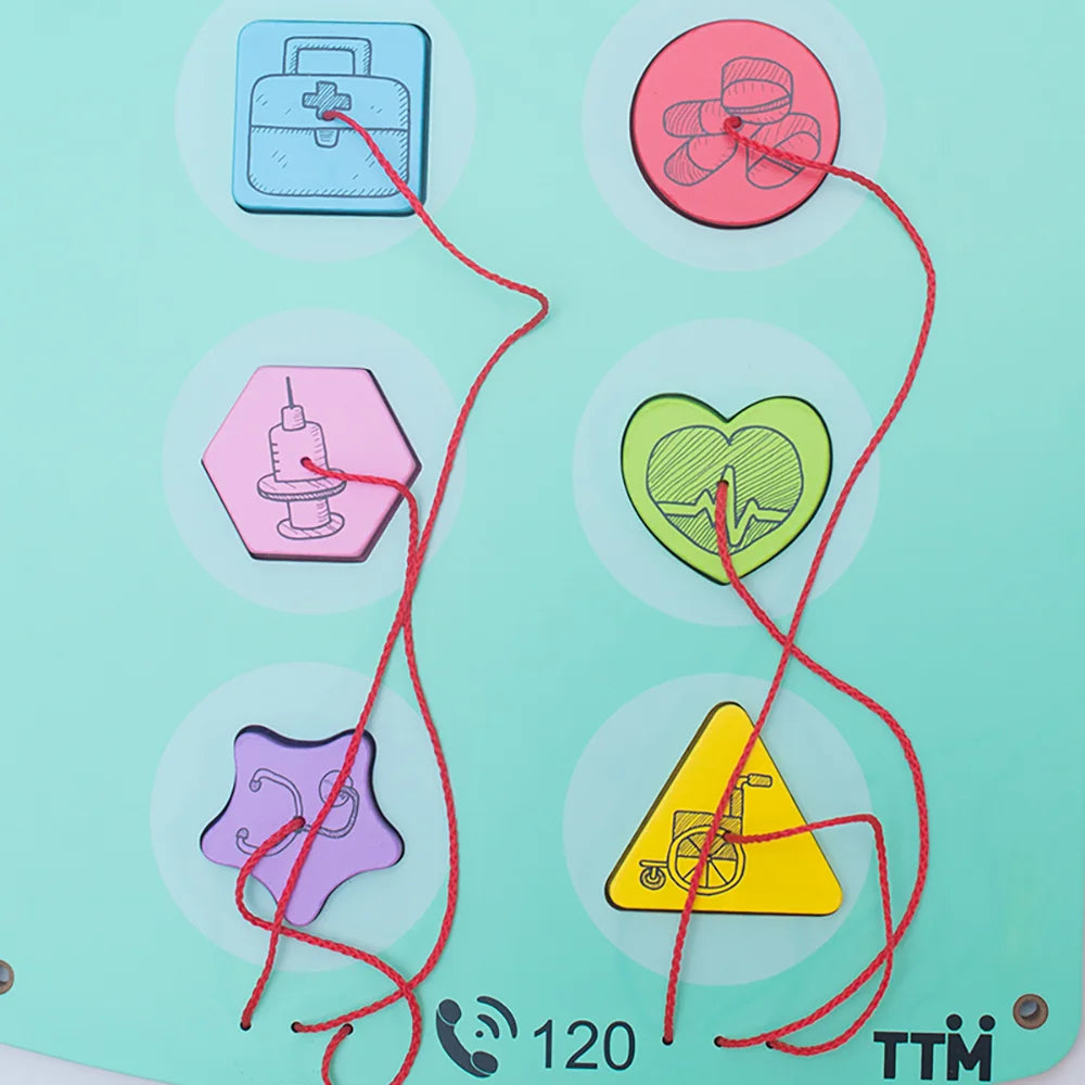 Doctor role-play wall panel by Eduplay – builds social-emotional skills and creative thinking