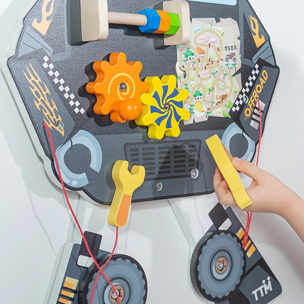 Rescue Vehicle Robot wall panel by Eduplay – builds creative thinking and fine motor skills