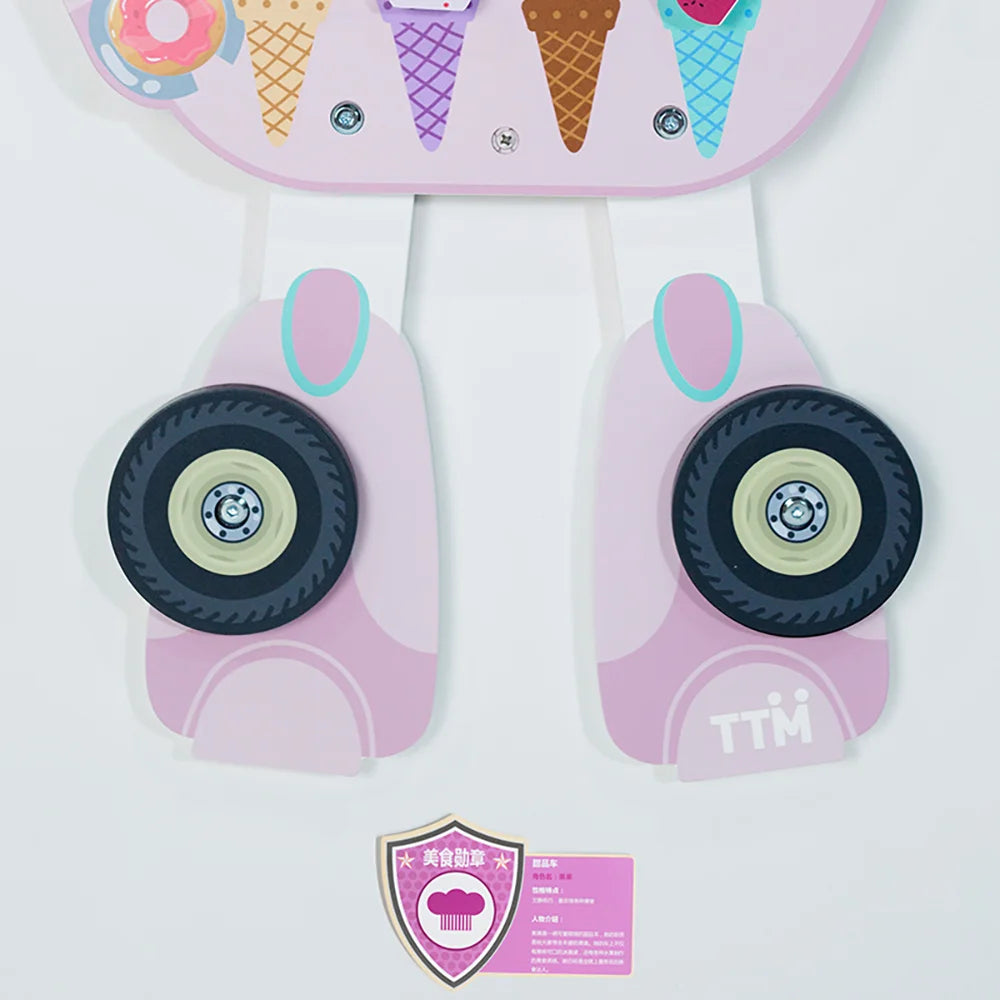 Dessert Truck Robot wall panel by Eduplay – builds creative thinking and fine motor skills
