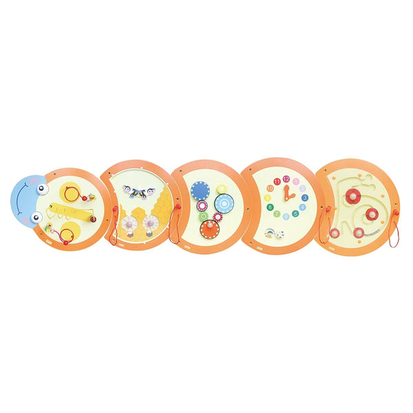 Wall Game Caterpillar panel by Eduplay – builds fine motor skills and problem solving